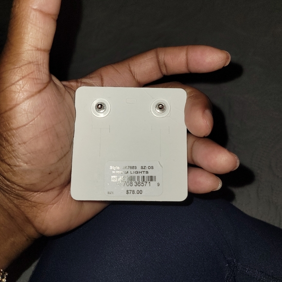 Prism Lights Scallop Post Drop Earrings - Picture 3 of 3